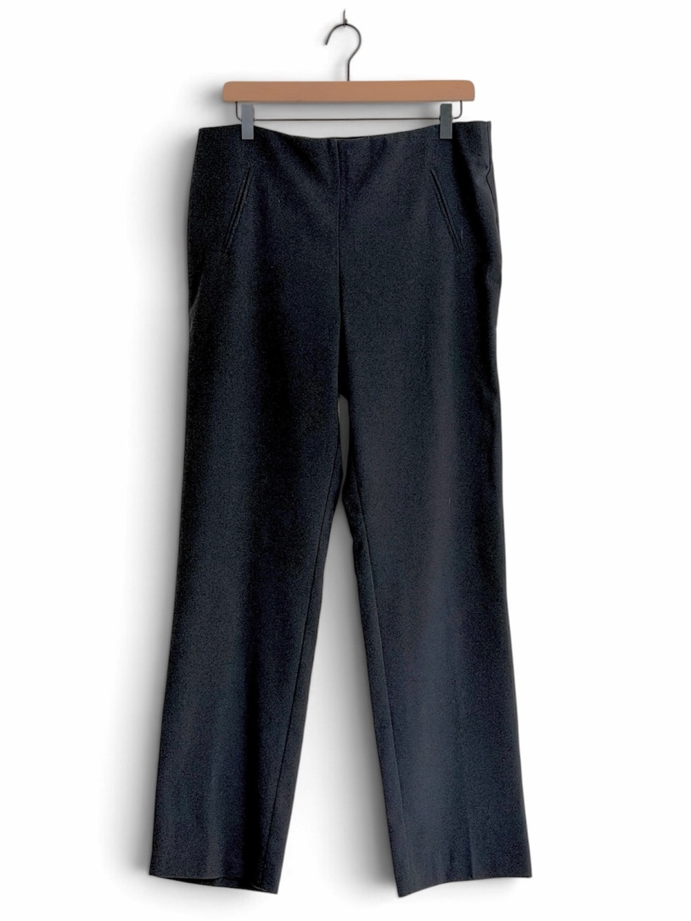 Style & Co Black Pull On Straight Leg Dress Pants Size 12